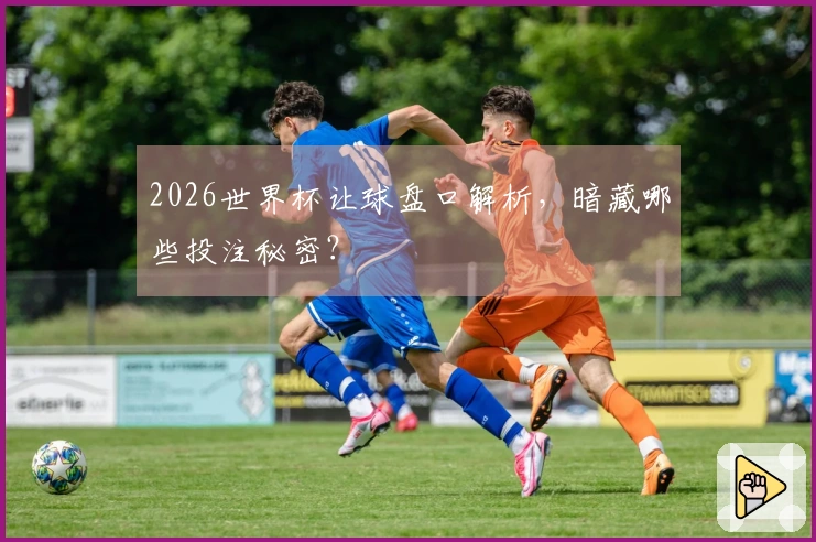 2026世界杯让球盘口解析，暗藏哪些投注秘密？